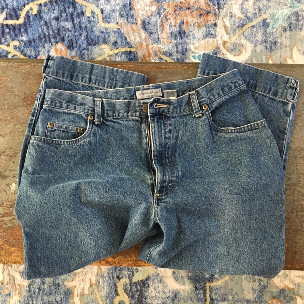 Vintage Eddie Bauer denim capris - Picture 2 of 6
